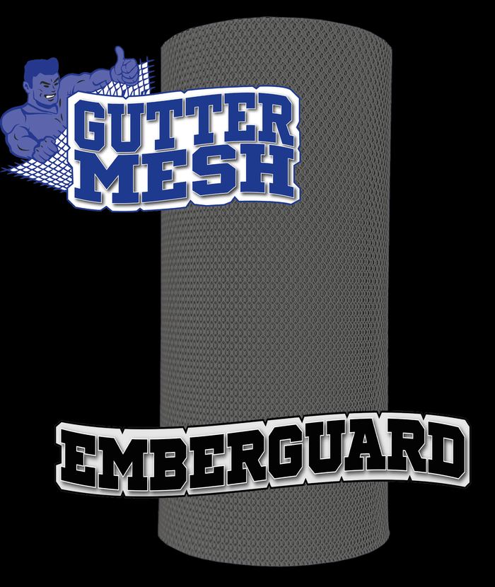 GutterMesh Emberguard gutter guard mesh