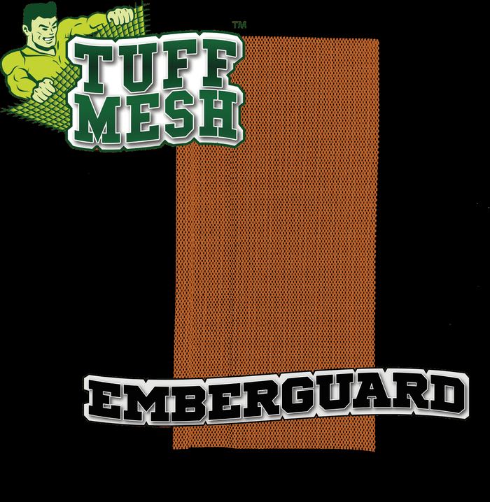 TuffMesh Emberguard gutter guard mesh